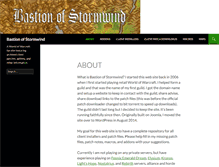 Tablet Screenshot of bastionofstormwind.com